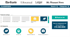 Desktop Screenshot of classifieds.thegazette.com